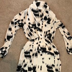 Everly Black and Cream Dress